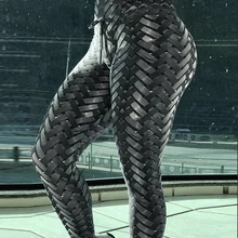 Женские леггинсы с 3D принтом железной доспехи, высокая талия размера плюс, леггинсы с эффектом пуш-ап 3D, эластичные штаны для фитнеса с бантиком