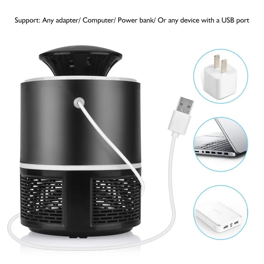 

Electric Mosquito Killer Lamp LED Bug Zapper Anti Mosquito Killer Lamp Insect Trap Lamp Killer Home Living Room Pest Control