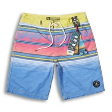 Мужские пляжные шорты года, быстросохнущие дышащие шорты-бермуды с эффектом омбре Masculinos