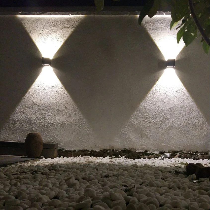 Современный светодиодный светильник на стенах, регулируемые светильники, светодиодный светильник на поверхностях 6 Вт, наружное водонепроницаемое алюминиевое бра для сада Li