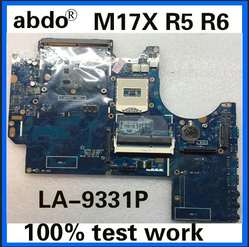 

abdo VAS00 LA-9331P for DELL Alienware M17X R5 R6 Notebook Motherboard CN-041W46 CN-05RW0M PGA947 HM87 DDR3 100% Test Work
