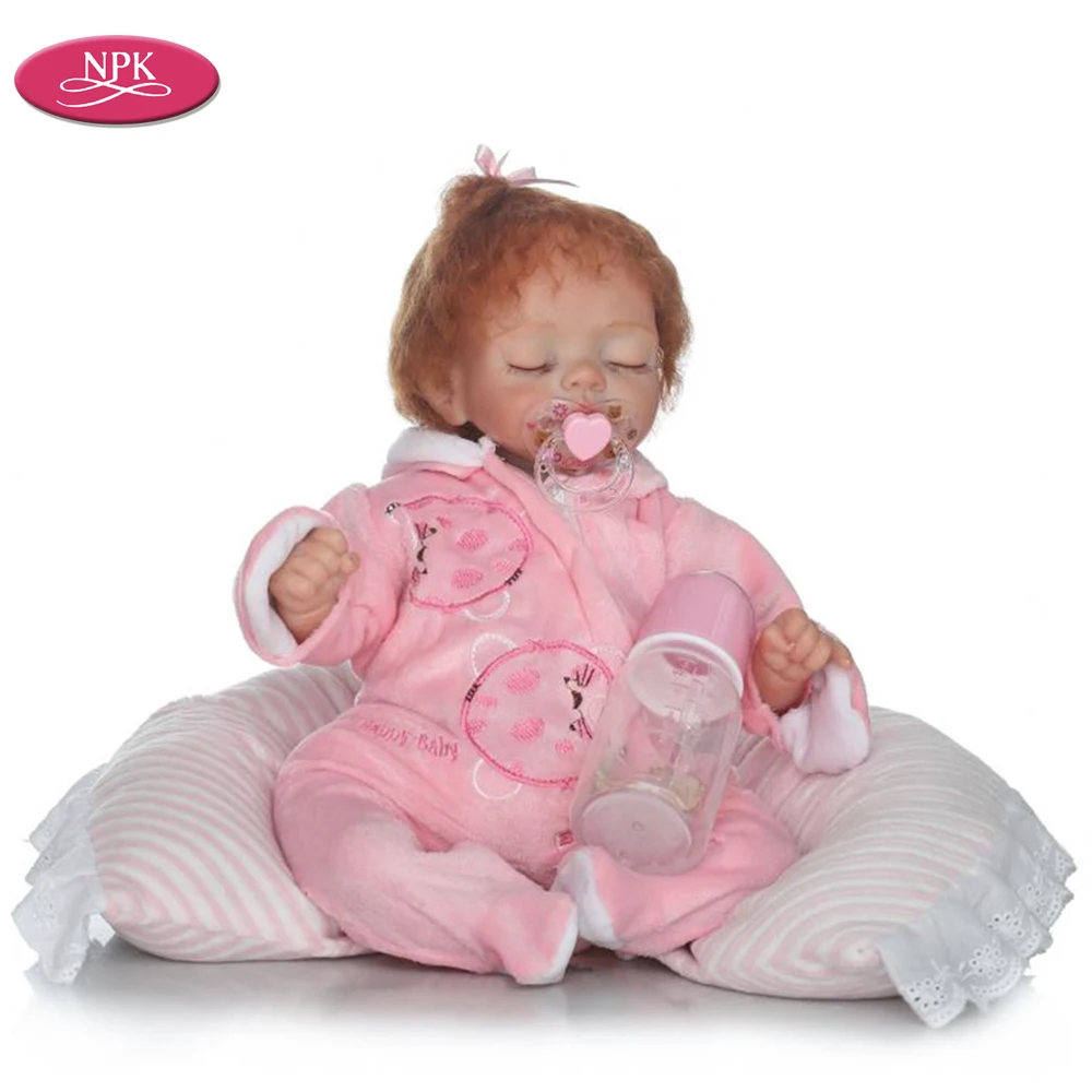 

NPK Vinyl Bebes Reborn Girl Baby Doll 42CM Realistic Newborn Babies Princess Toddler Fashion Dolls Toys for Girls Brinquedo