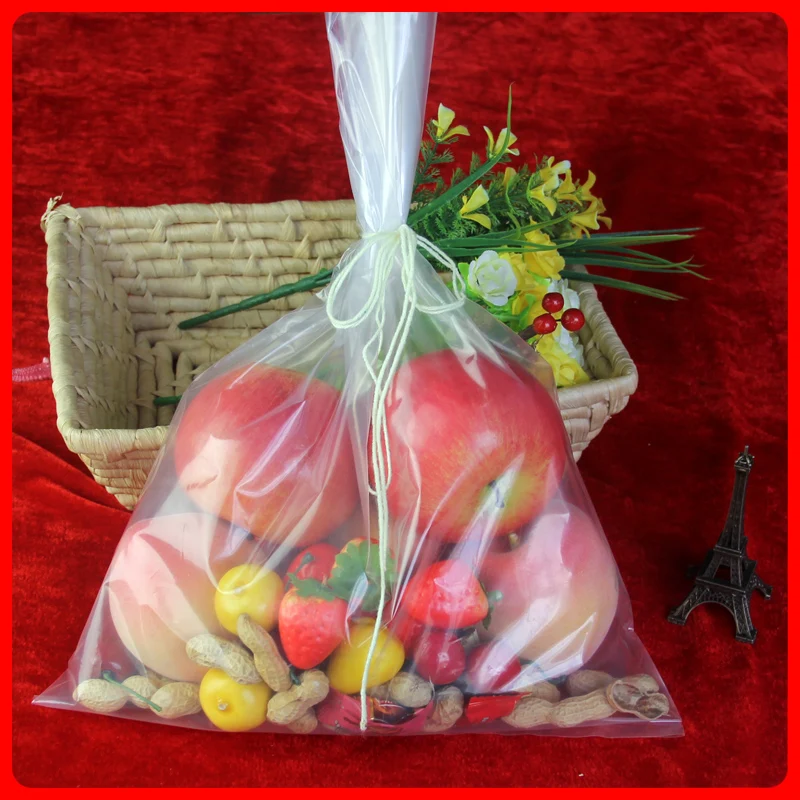 100pcs/lot 30cm*40cm*120Micron High Quality PE Big Clear Plastic Gift