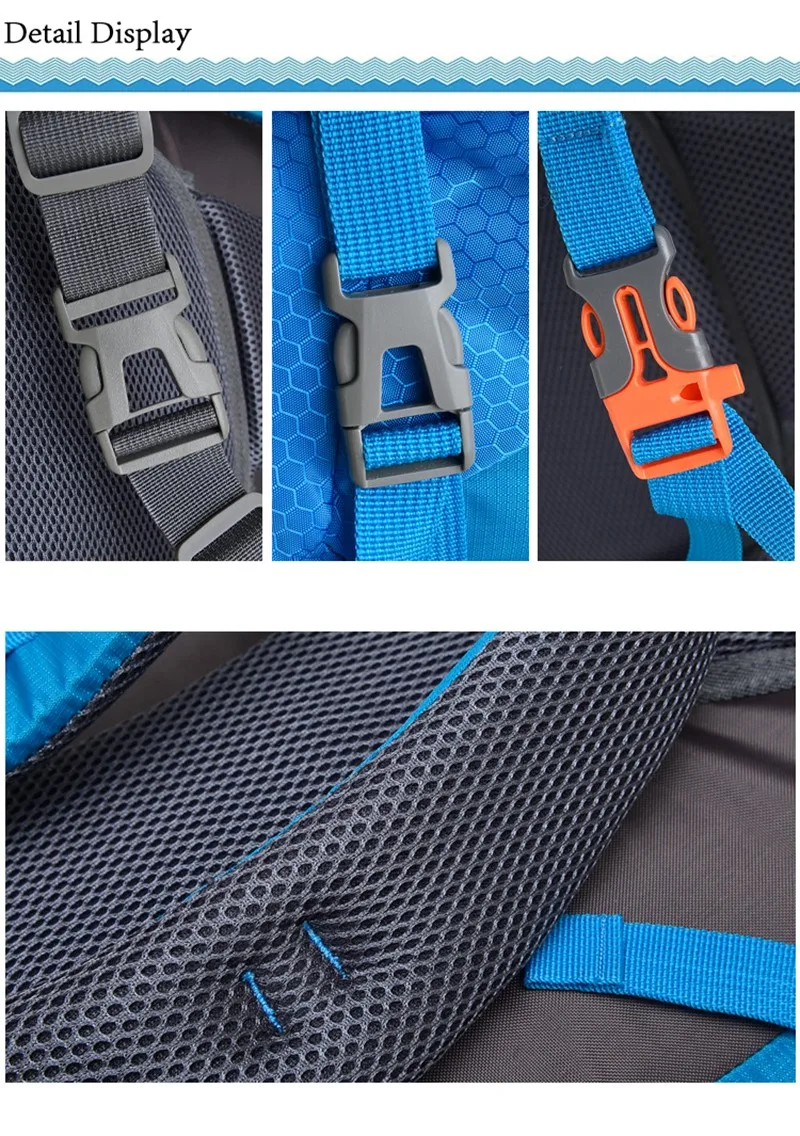 Free Knight 50L Sport Bags Hiking Backpack Waterproof Nylon Women Men Big Capacity Outdoor Mountaineering Travel Backpacks Bag