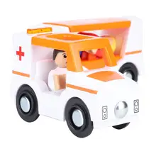 Дети Высокое Моделирование игрушка «машина скорой помощи» автомобиля мини электрическая игрушка «машина скорой помощи» паззл модель игрушка с батарея таблеточного типа отправлены