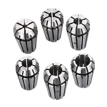 ER11 Collet Chuck 2mm-7mm Precision Chuck Collet Lathe Tool Holder CNC Milling Machine Collet Lathe Accessories 6 Pcs