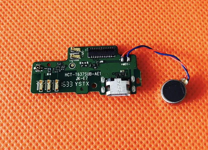 Б/у оригинальная зарядная Плата USB разъем для Blackview E7 MTK6737 четырехъядерный 5 &quotHD