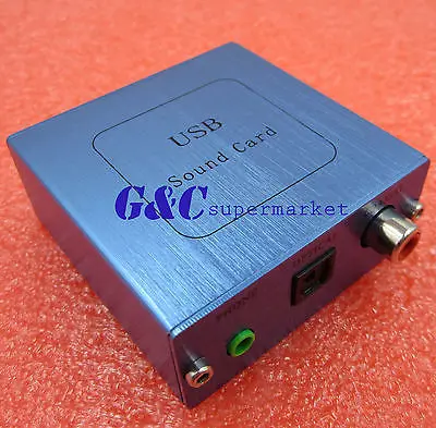 

PCM2704 USB DAC USB to S/PDIF Sound Card Decoder Board For Computer Aluminum case