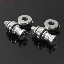 Старая школа копье польский 7,8 дюймов и 22 мм Бар крепежные хомуты 7/8 ''Руль управления для мотоциклов стояки Harley 2" смещение Iso собака Bone