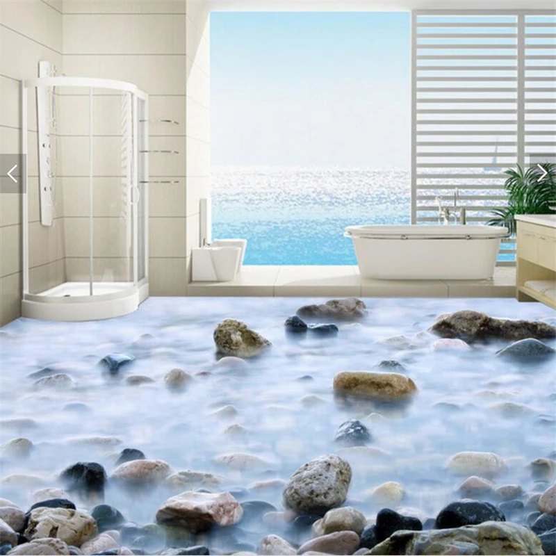 Beibehang Custom Living Room Shopping Mall Self Adhesive