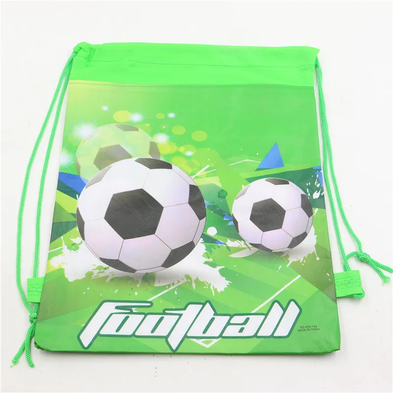 

boys kids sport soccer/football green school bag birthday party non-woven fabrics backpacks mochila infantil