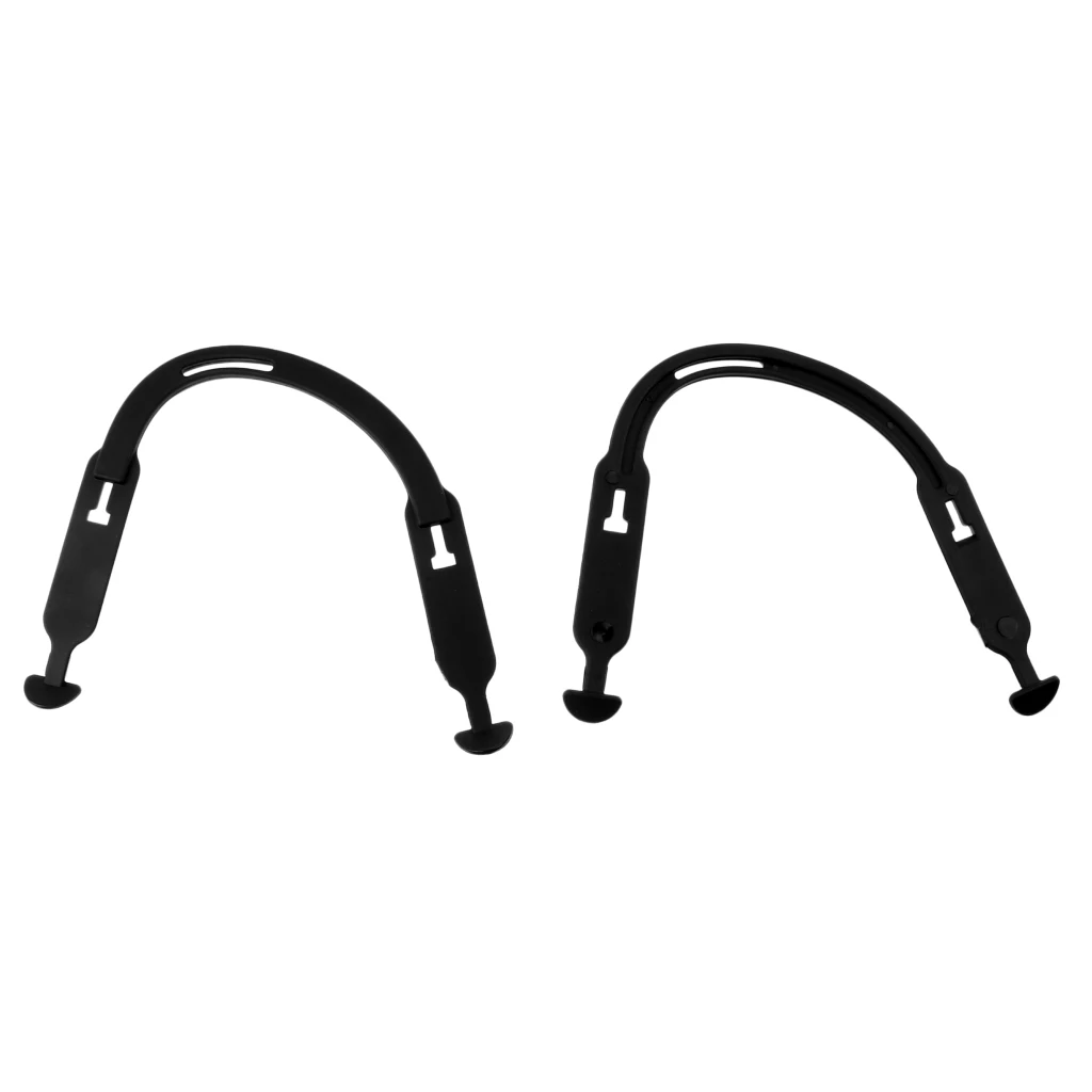 Set of 2 Ice Hockey Replacement Ear Loops Ear Slings Black Hockey Helmet Ear Loops Pair 