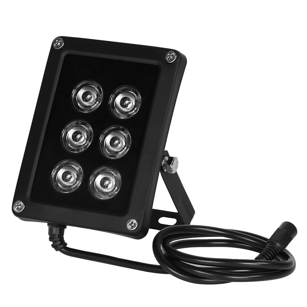 imágenes para NUEVA CCTV 6 unids Arsenal LED IR iluminador de infrarrojos IR Luz Al Aire Libre Impermeable de La Visión Nocturna para la Cámara de Vigilancia imágenes para NUEVA CCTV 6 unids Arsenal LED IR iluminador de infrarrojos IR Luz Al Aire Libre Impermeable de La Visión Nocturna para la Cámara de Vigilancia