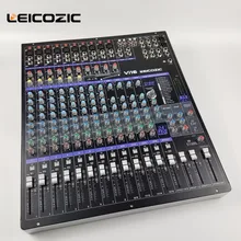 Leicozic 16 каналов аудио смеситель Vi16 с dsp эффект dj звуковая система dj микшер аудио смешивания консольный микшер цифровой