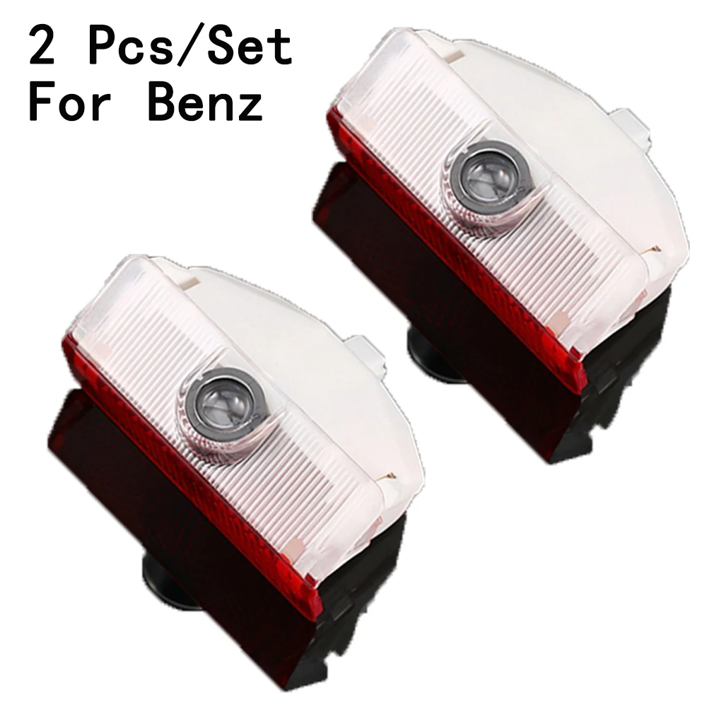 For Benz GLK/X204/W169/W168/W245 Weclome Lamp With Logo 2Pcs/Set Only LED Courtesy Lens Ghost Shadow Projetor 3W | Автомобили и