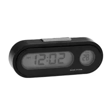 2-в-1 Авто электронные часы для автомобиля светящийся термометр светодиодный цифровой Дисплей мини Портативный часы приборной панели автомобиля аксессуары