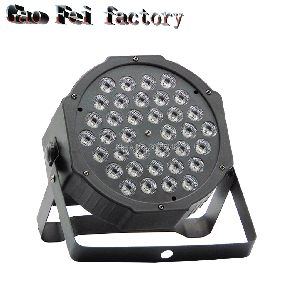 

1xlot LED Stage Light Effect 36x1W Flat Par RGBW DMX512 DJ Disco Lamp KTV Bar Party Backlight Laser Beam Projector Dmx Spotlight