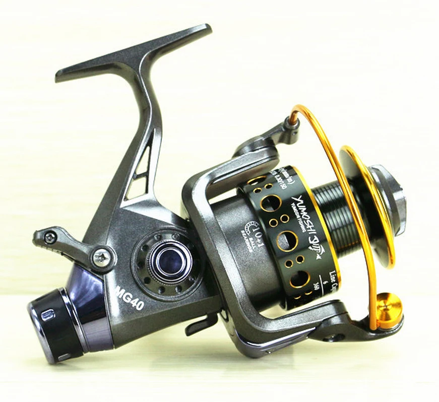 

FREE SHIPPING MG60 FOR BIG FISH Ocean fresh saltwater ICE FLY CARP wheel spinning reel 11 Ball Bearings dual line control gaples