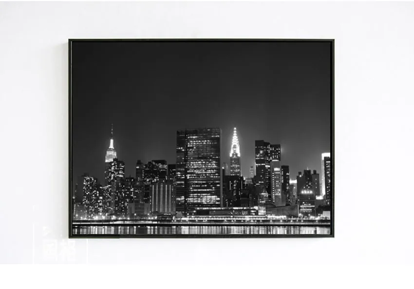 Современный Нью-Йорк Бруклинский мост черно-белые картины холст искусство домашний декор живопись на стене для гостиной без рамок