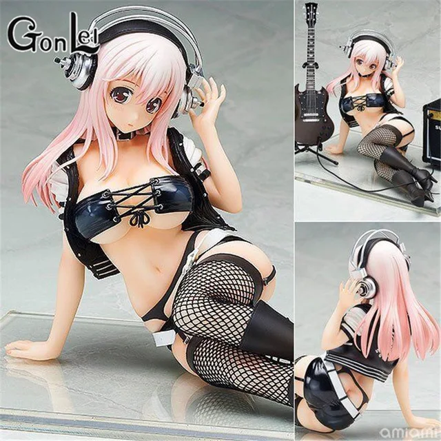 Экшн фигурка GonLeI FURYU SONICO суперзвуковой купальник Ver. Сексуальная аниме из ПВХ бикини сексуальная девушка 13 см