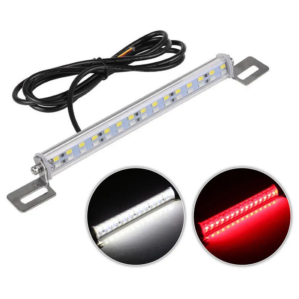 

Tail Light Backup Brake Car Accessories Reverse Stop License Auto Red Mount Universal Parking Rear Lamp Panel