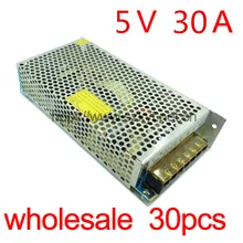 5V30A 150 Вт AC110V-220V к DC5V30A светодиодный импульсный источник питания для светодиодной ленты, CE ROSH