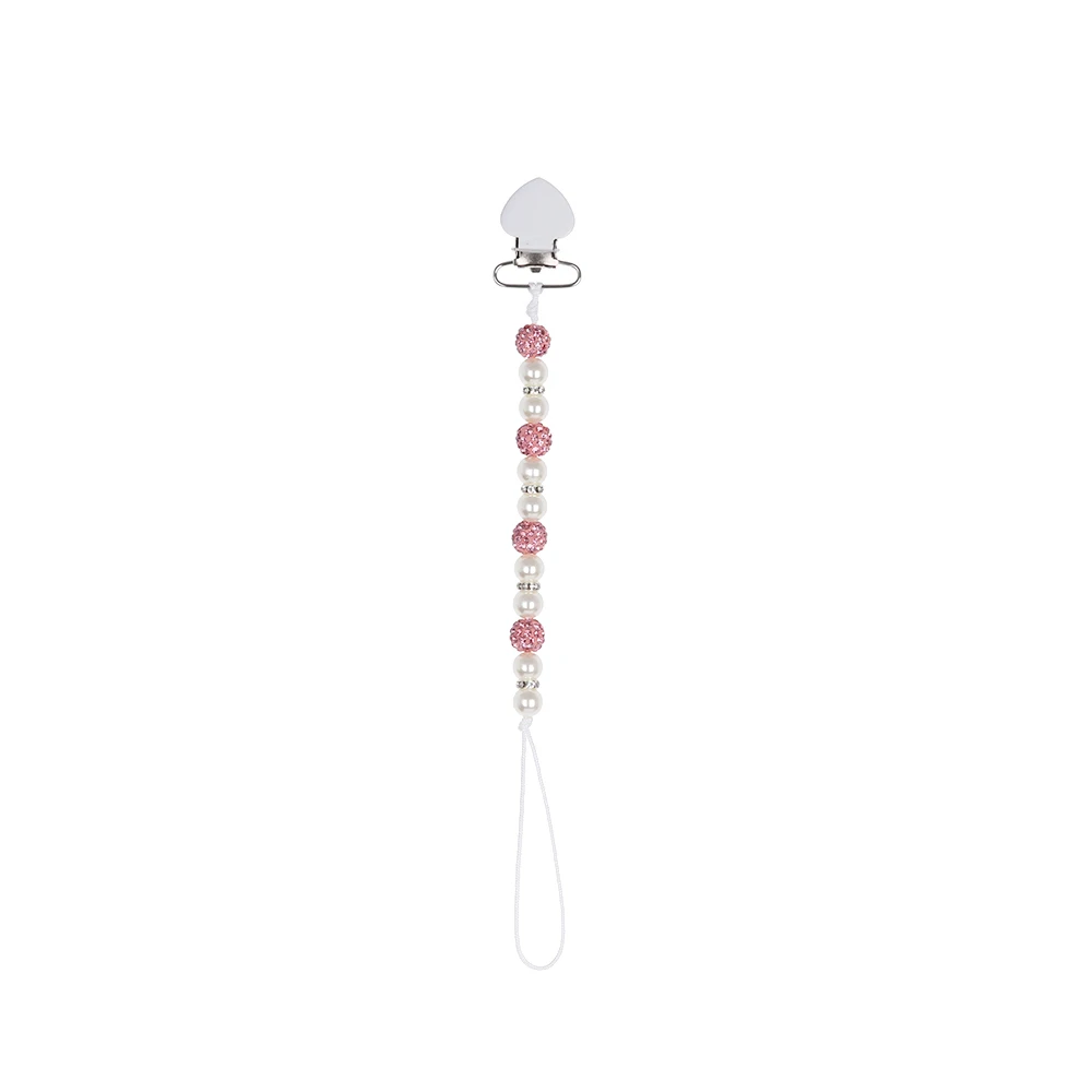 Type B Pink 1 шт., горячая Распродажа, цветные детские соски-пустышки, противоскользящие соски для кормления, держатель на цепочке, противоскользящие детские соски-пустышки - Цвет: Type B Pink