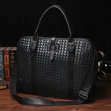 2016 New Fashion Men’s Business Handbag Fashion PU Leather Handbag Briefcase Men Tide Tote Bag bolsa