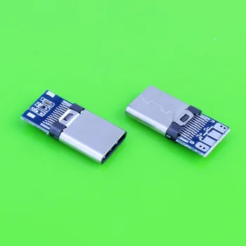 

USB 3.1 Type C USB-C Male welding soldering Plug Connector SMT type