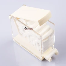 1 шт., диспенсер для стоматолога в рулоне из хлопка, чехол для пресса, белая коробка для хранения стоматологических продуктов для стоматологической ортодонтики, новинка