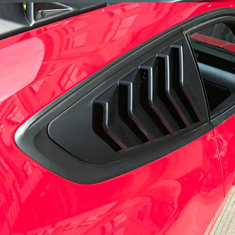 Для Ford mustang 2015 2016 2017 2018 2019 abs заднего стекла жалюзи крышка отделка
