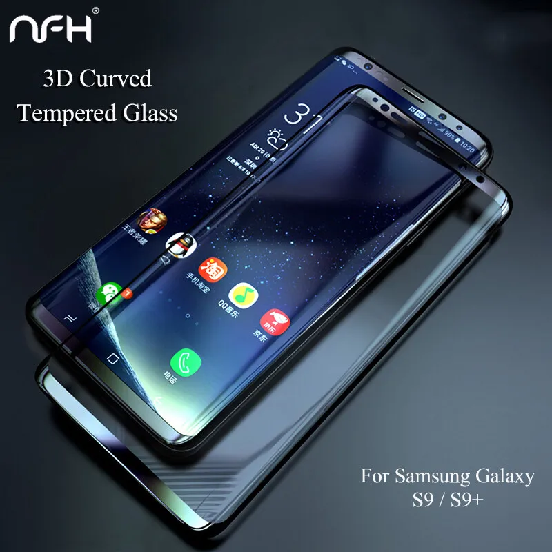 NFH 3D закаленное Стекло для samsung galaxy S9 S8 плюс фильм полное покрытие Экран протектор
