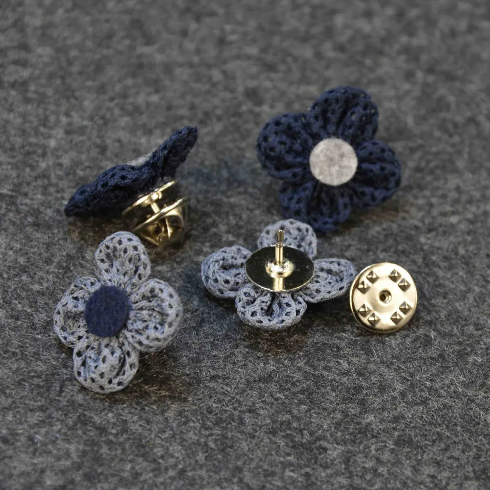 

Mdiger Pin Corsage Men Women Floral Lapel Pin Brooches Mesh Hollow Flower Brooch Trendy Men's Suit Accessories 2 Colors