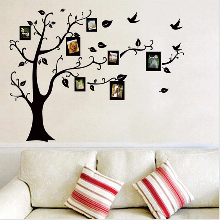 Familie Baum Wandtattoo Entfernen Wand Stick Foto Baum Wandaufkleber Speicher Baum Bilderrahmen
