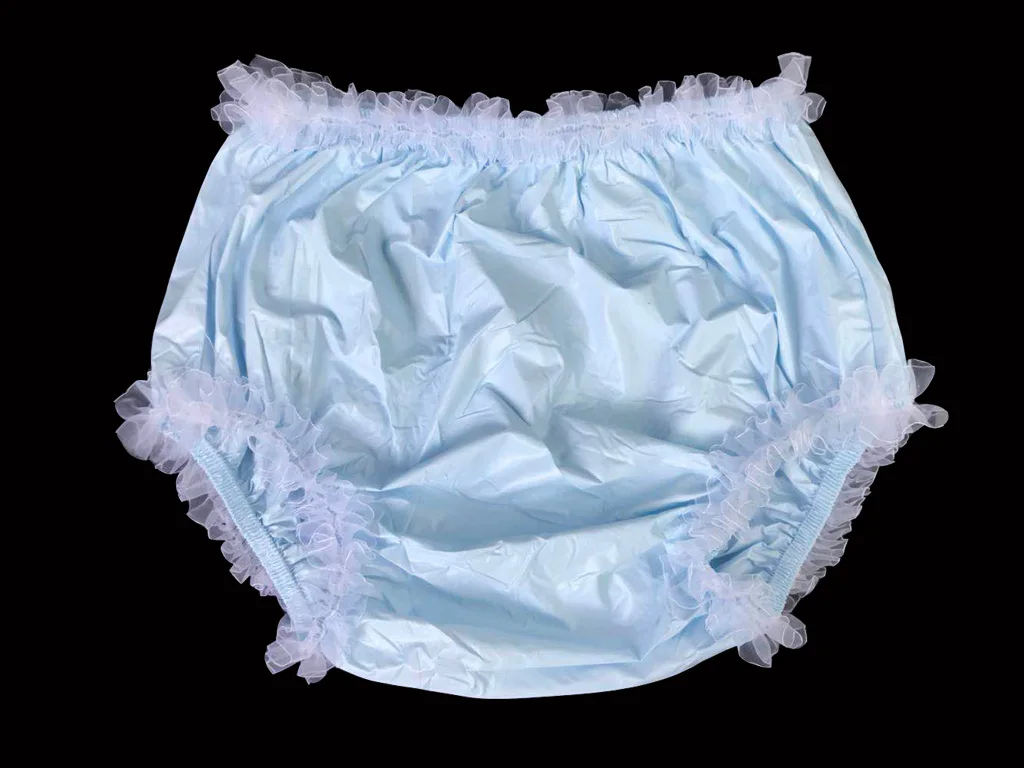 ABDL взрослые недержание мочи тянущиеся пластиковые трусики кружевные цветные