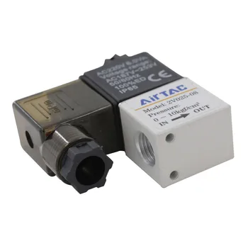 

1/4" BSP DC 24V 2 Position 2 Way Electric Pneumatic Solenoid Valve 2V025-08