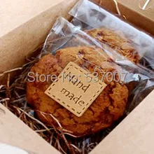 1600 шт./лот ручной работы клейкие стикеры Стикеры гладкой пользовательские Бумага для украшения подарочных упаковок этикеток для Печенье "сделай сам" для выпечки