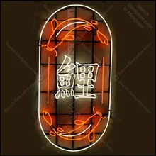 Неоновая вывеска для двух Карпов неоновая лампа знак Рыба ручной работы отель неоновая вывеска доска неоновый арт настенные светильники anuncio luminos с прозрачной доской