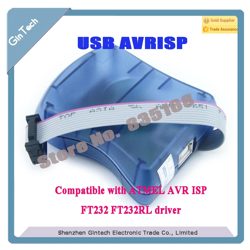 Usb avrisp avr программатор совместимый с драйвером atmel isp FT232 FT232RL | Электроника