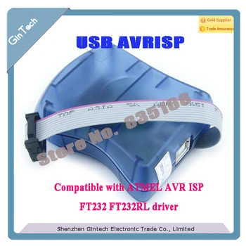 

Usb avrisp avr programmer compatible WITH atmel isp avr isp FT232 FT232RL DRIVER