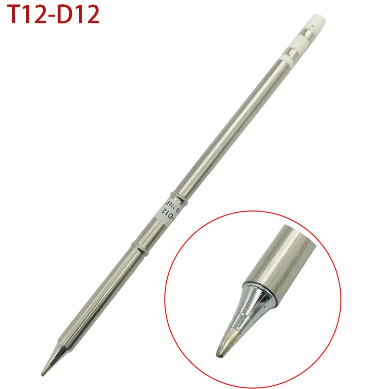 T12-D12 Electronic Tools Soldeing Iron Tips 220v 70W For T12 FX951 Soldering Iron Handle Soldering Station Welding Tools