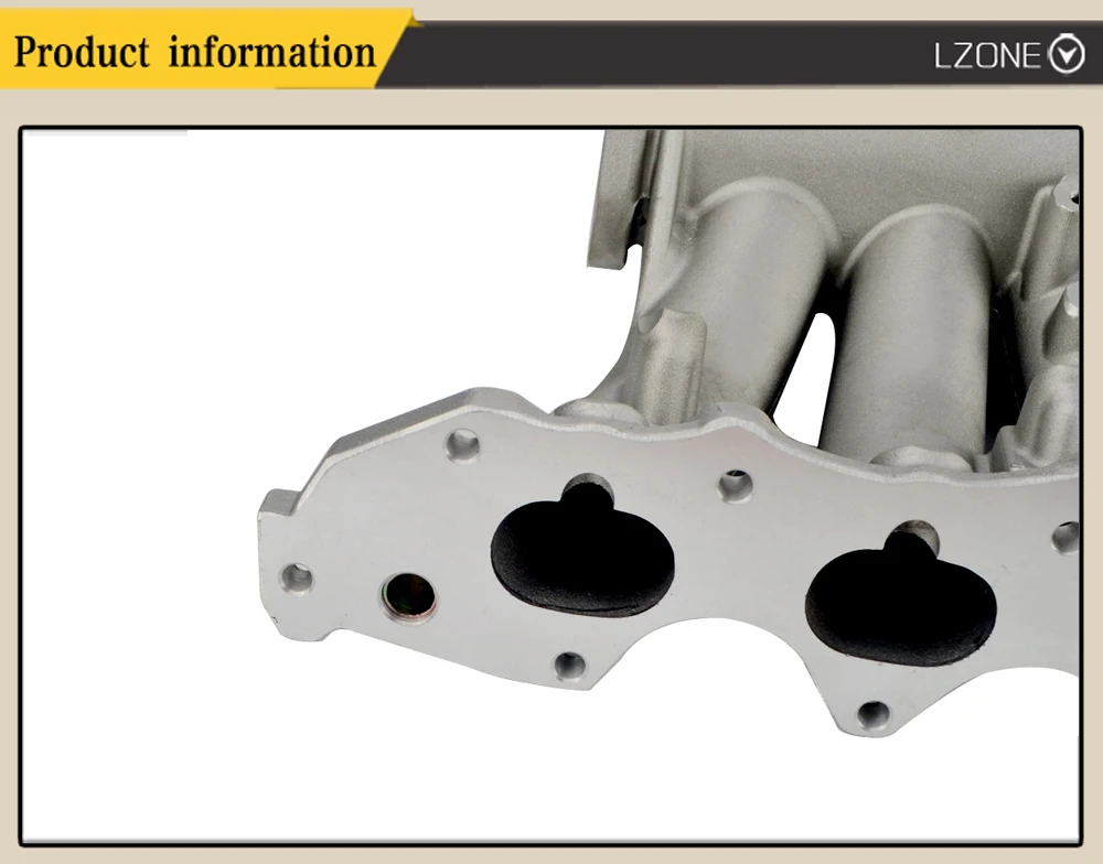 LZONE-впускной коллектор для b18c1 алюминиевый 70 мм литой воздушный впускной коллектор для 94-01 Acura Integra Dc2 Dc4 JR-IM43-CA