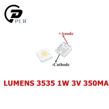 

500pcs LUMENS LED Backlight 1W 3V 3535 3537 Cool white LCD Backlight for TV TV Application A127CECEBUP8 Style-3