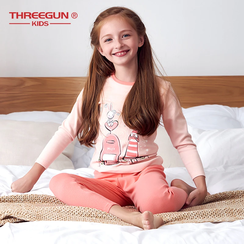 

Thermal Underwear Children Long Johns Set Girls Cartoon Cute Soft Cotton Girls Sets Winter Warm Suit Kids Pajamas Underwear