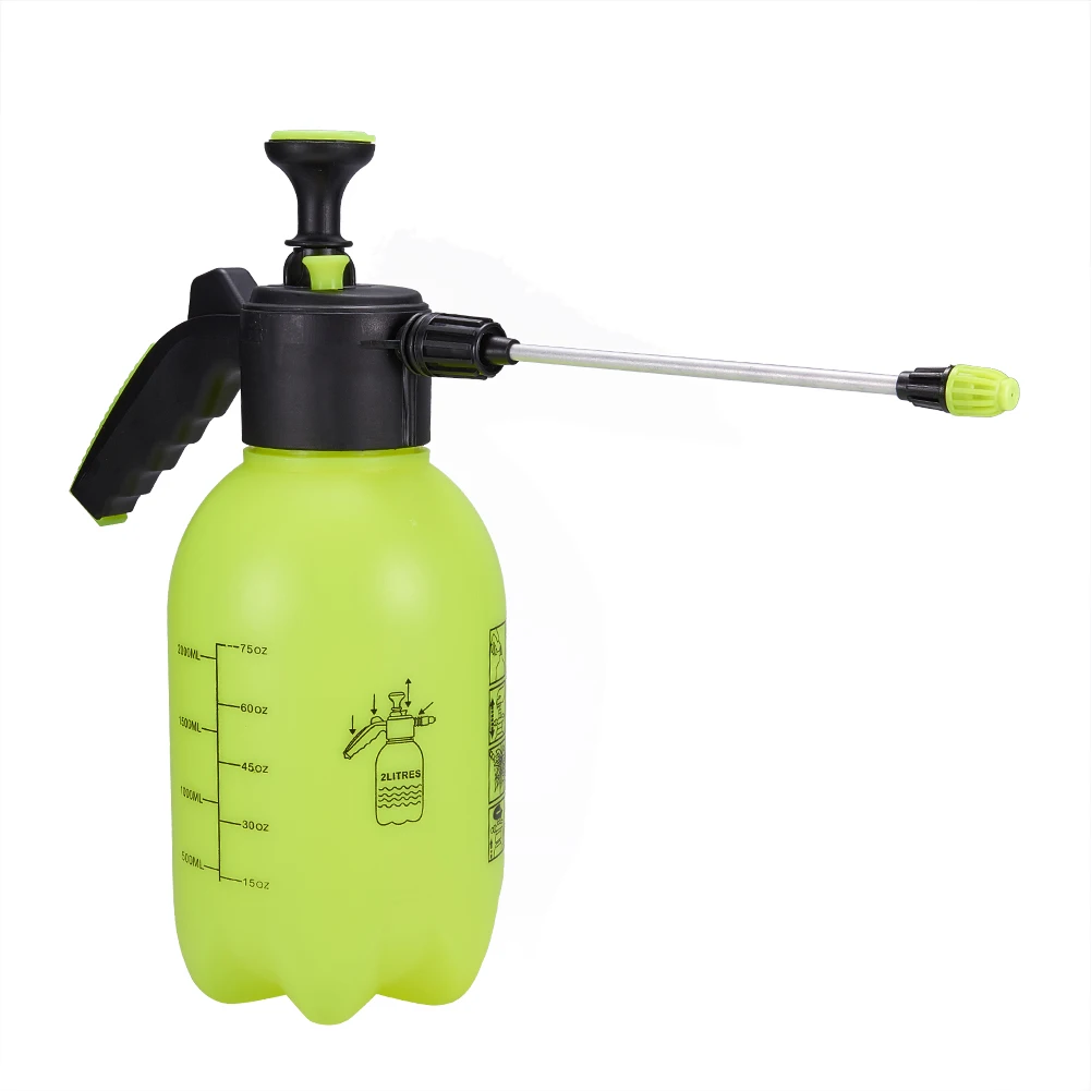 Carro de Limpeza Spray de Água de Alta Lidar com Bomba Garrafa de Pulverizador de Jardim Lavadora de Carros Pressão Pulverizador Garrafa Multi-purpose 2l