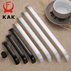 KAK Aluminium Alloy Black Cabinet Knobs Kitchen Cabinet Handles Drawer Knobs Pulls Black Furniture Handle Cabinet Hardware ► Photo 1/6