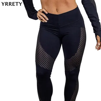 

YRRETY 2019 New Quick-drying Yarn Leggings Fashion Ankle-Length Legging Fitness Black Leggins Women Sporting Clothing For Female
