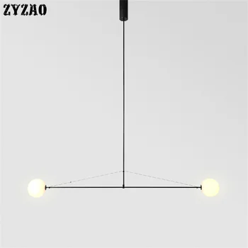 

Geometric Line Simple Hanglamp Nordic Designer Home Deco Pendant Light Office Dining Room Restaurant Kitchen Lights Hanging Lamp