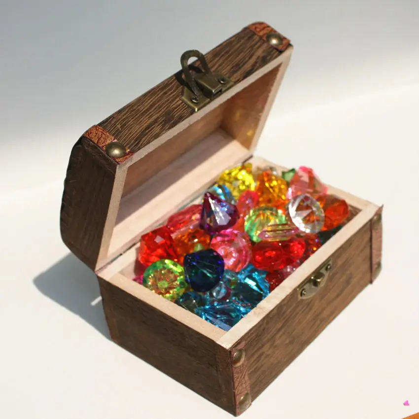 toy treasure chest with jewels