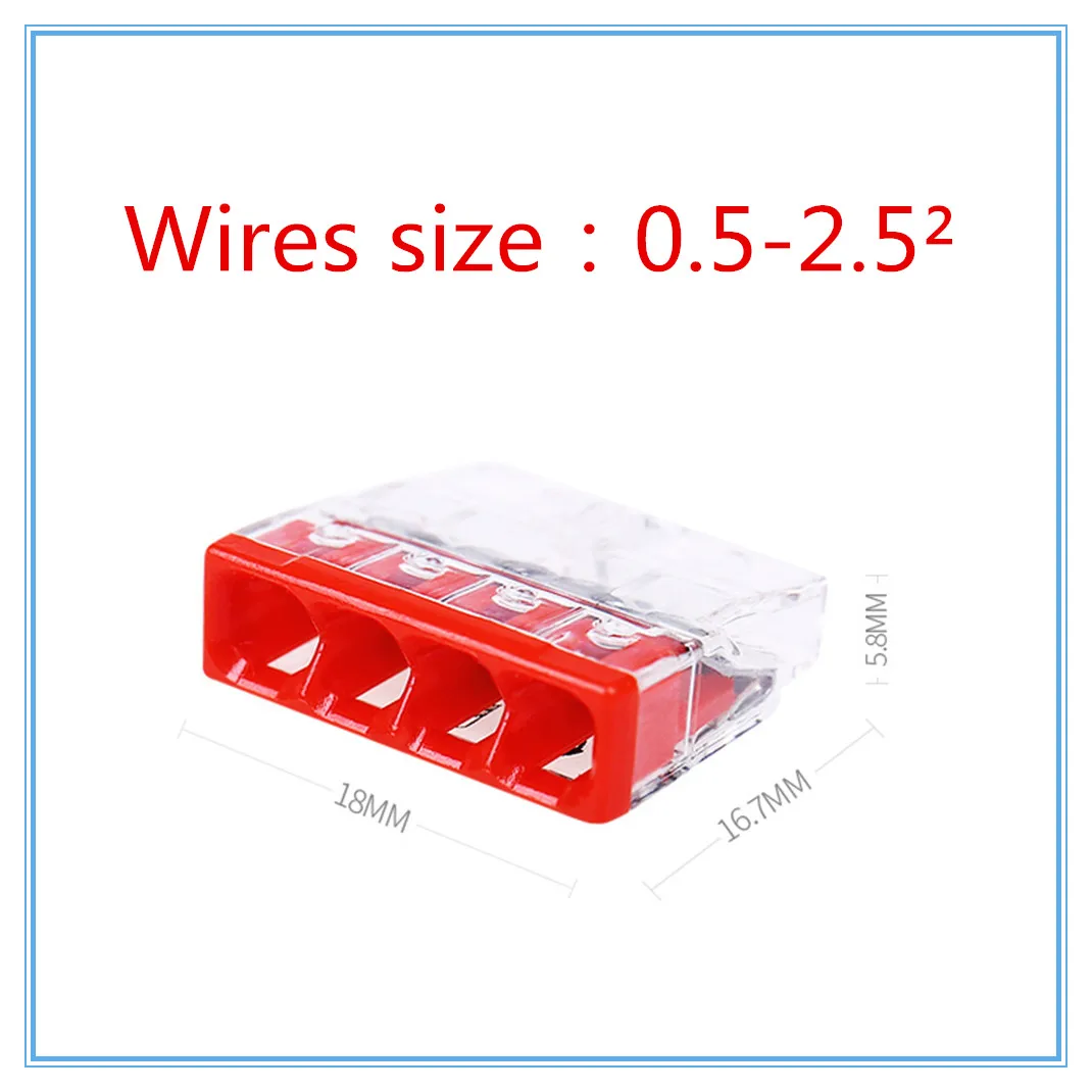 10pcs Germany wago universal terminal 2273 204 wire butt connector